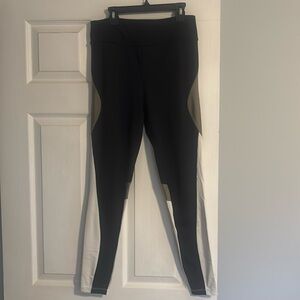 Alala Leggings (black, white and gold) Sz Medium